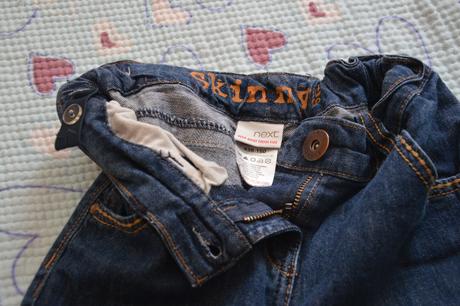 Úzké džíny, skinny, slimky zn. next 128 / 134, next,134