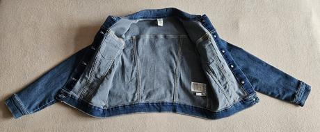 Dívčí džínová bunda, bundička, vel.140, zn.denim, denim,140