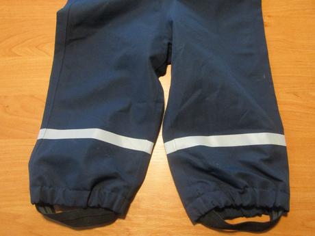 Nepromokavé šustákové kalhoty vel 86-92 cm, h&m,92