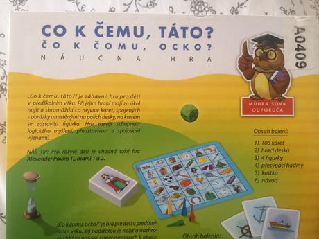 Stolní hra - co k čemu táto, 