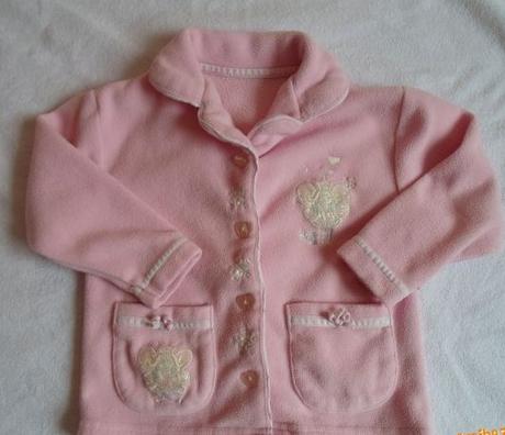 Růžová mikina, mikinka,svetr, kabátek flísový, st. bernard,86