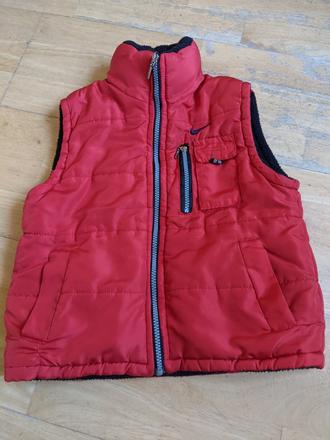 Vesta oboustranná unisex 'fajfka' vel cca 116, nike,116