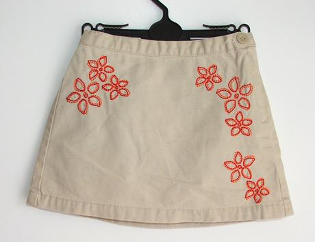 P176 plátěná béžová sukně vel. 86 h&m, l.o.g.g.,86