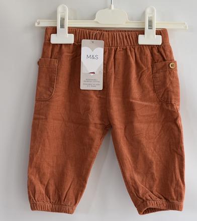 Kalhoty vel. 3 - 6 m, marks & spencer,68