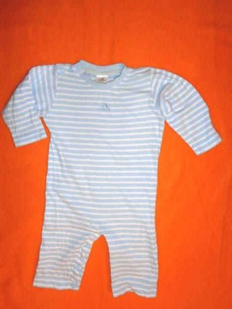 Super modrobílý pruhovaný overal adidas, adidas,74