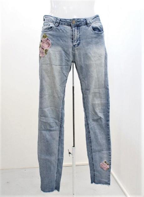 Džíny s výšivkou - vel.l, l