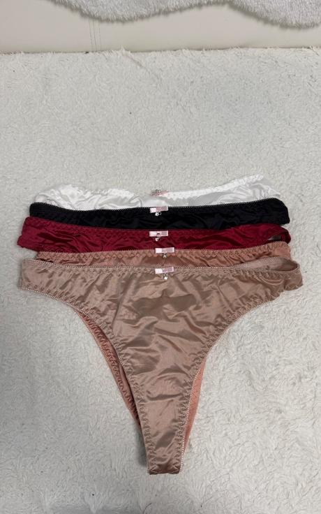 Dámská saténová tanga set 5 ks vel. xl, xl