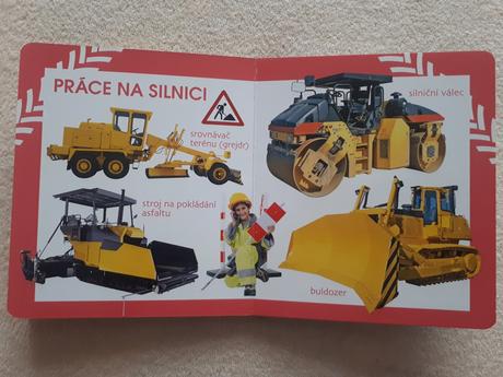 Knížka pro děti - děti poznávají - auta,