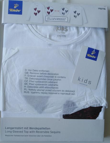 Tričko s oboustr. pajetkami 134/140 nebo 170/176, tcm,134 / 140 / 170 / 176