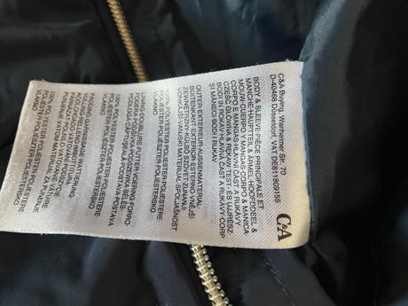 Dívčí zimní bunda, c&a,176