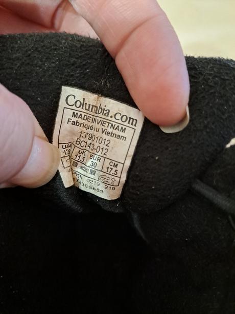 Sněhule columbia vel. 30 do -32 st.c, columbia,30