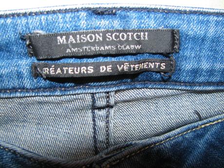 Dámské, dívčí strečové džíny, krátký sed, m