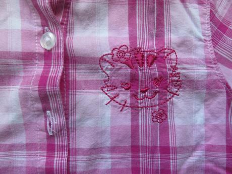 Košile káro s kočičkou, okay,104