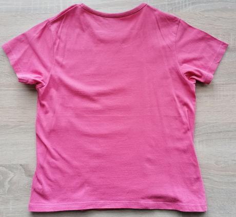 Bavlněné růžové tričko s kočkami vel 134 - 140, pepco,134