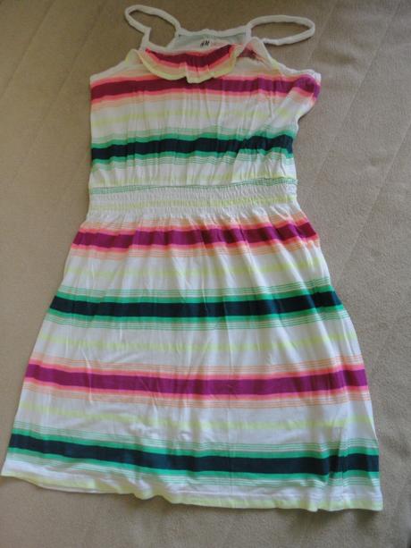 Suprové šaty h+m, vel. 8-10 let, h&m,134