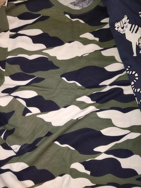 2x tričko tygr, žíhané lindex vel. 122, lindex,122