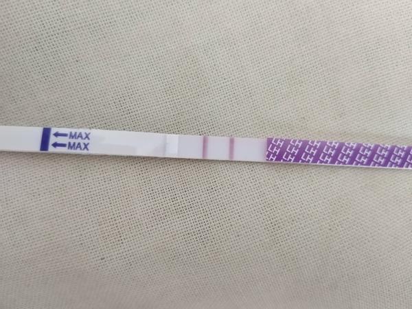 Ovulační test. Přijde vám čárka stejně silná?