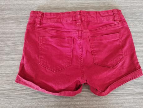 Dívčí džínové, riflové kraťasy, c&a,146