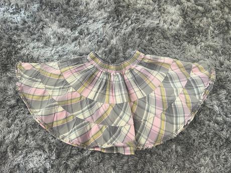 Kostkovaná kolová sukně/sukýnka vel. 1,5-2 roky 92, next,92
