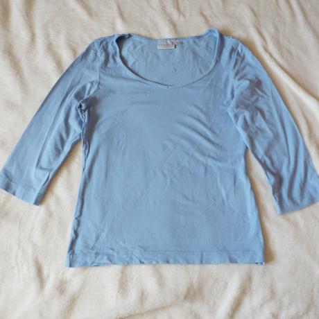 Svetle modre tricko h&m 3/4 rukav velikost s , h&m,xs