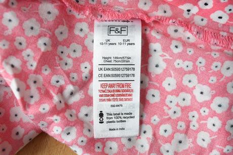 Šaty vel. 10 - 11 let, f&f,146