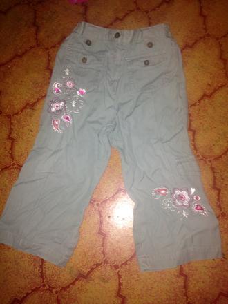 Dívčí kalhoty květy, ladybird,92