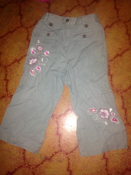 Dívčí kalhoty květy, ladybird,92