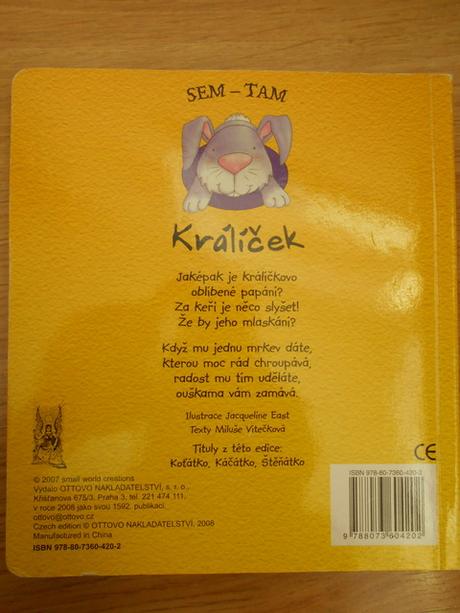 Kniha králíček, 