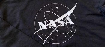 Kratší mikina nasa, h&m,146