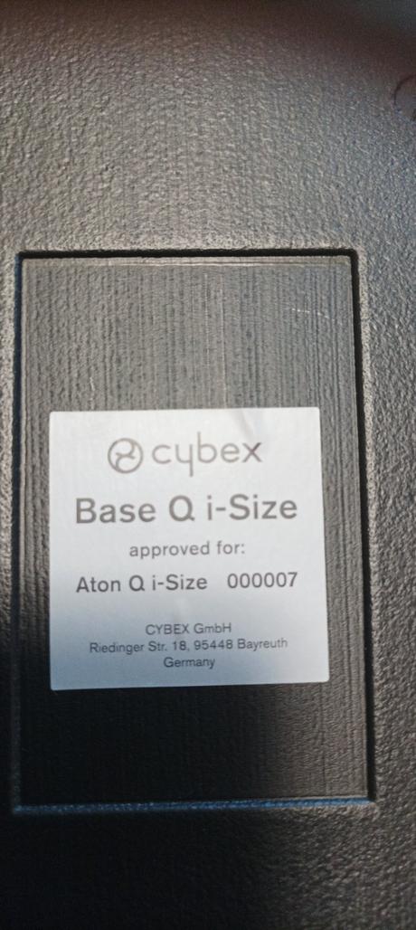 Vajíčko cybex aton q se základnou, cybex