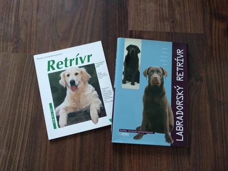 2 knihy labradorský retrívr, 