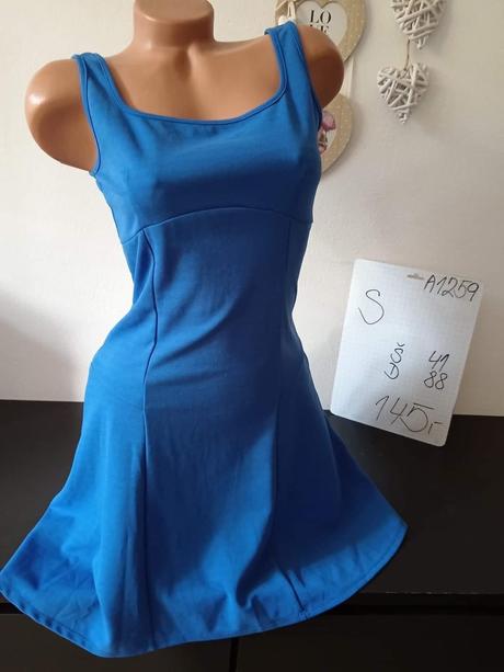 Ob/ šaty modré - v.s ( shein ), s