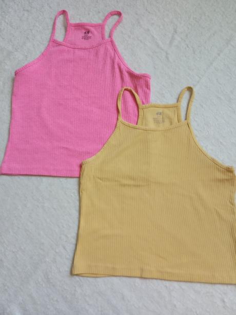 2 tílka 12-14let, h&m,158