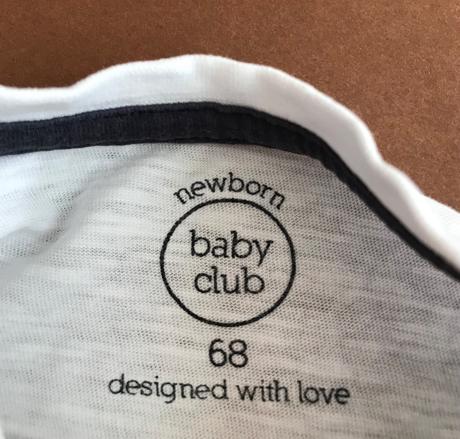 Triko bílé - v.68, baby club,68