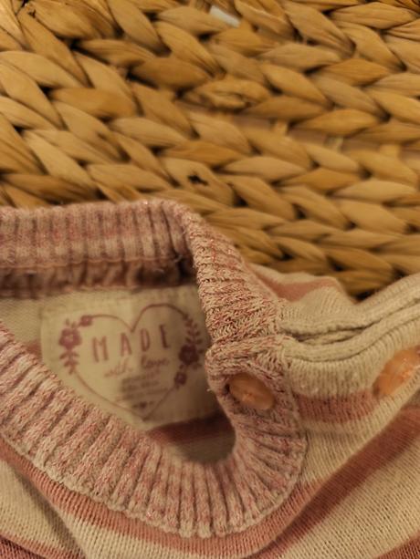 Svetrové šaty se zajíčky, primark,68