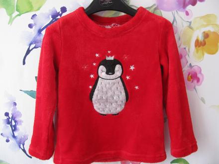 Krásná chlupatková mikina s hřejivou podšívkou, st. bernard,116