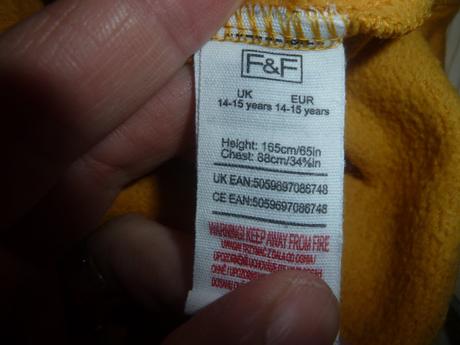 Mikina s nápisem, f&f,164