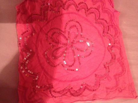 Dívčí tričko s flitry vel. 80 - 86, next,80