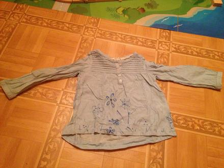 Dívčí halenka květy vel. 92 - 98, h&m,92