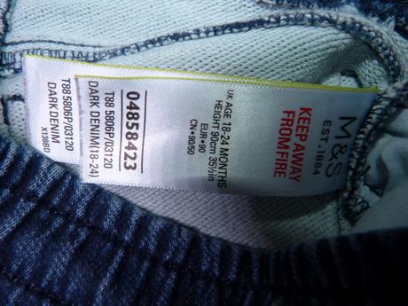 Kalhoty vel. 92, marks & spencer,92