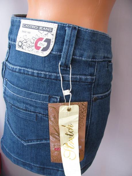 Elastická džínová sukně-castro jeans, 34