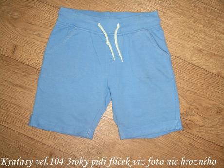 Kraťasy set vel.98-104, 98