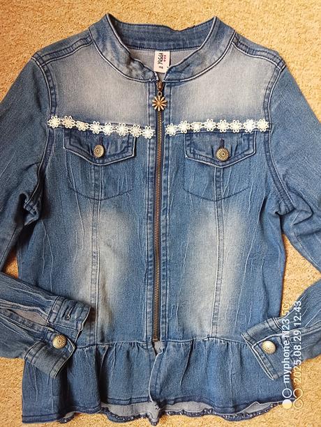 Riflová bunda zn."yigga" vel."146", yigga,146