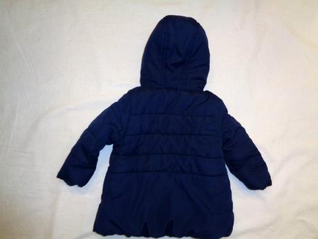 Hodně teploučká modrá kočičková bunda, topomini,74