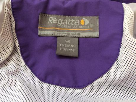Fialovo-modrá jarní bunda, zn.regatta, vel. 5-6let, regatta,116
