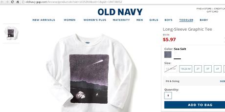 Tričko s hvězdnou oblohou, old navy,98
