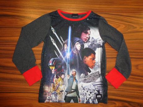 Pěkné šedé tričko star wars, 128
