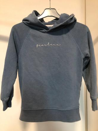 Modrá mikina s kapucí, 104