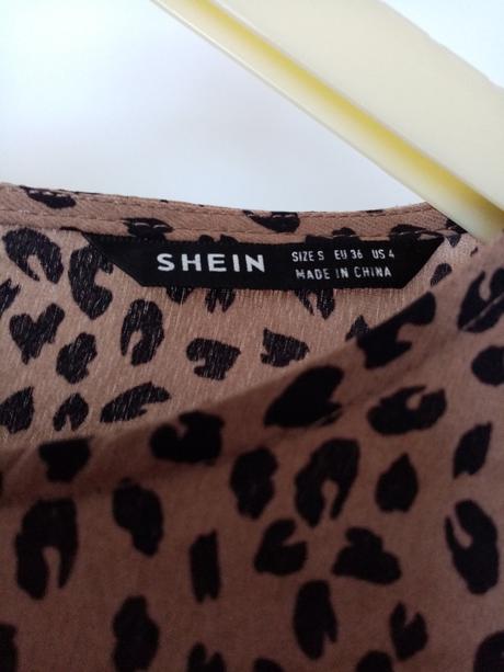 Šaty shein dlouhý rukáv vel. s, s