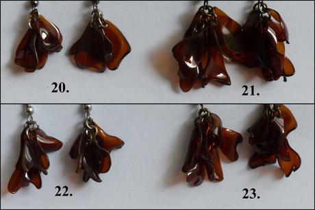 Naušnice z petlahví - hnědá (gambrinus),